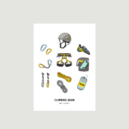 Climbing Greeting Card