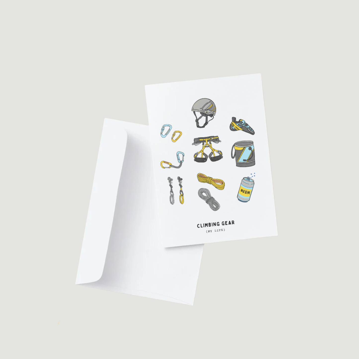 Climbing Greeting Card