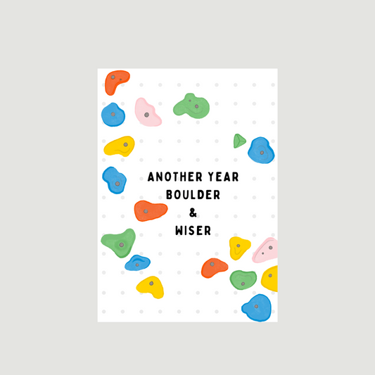 "Another Year Boulder" Birthday Card