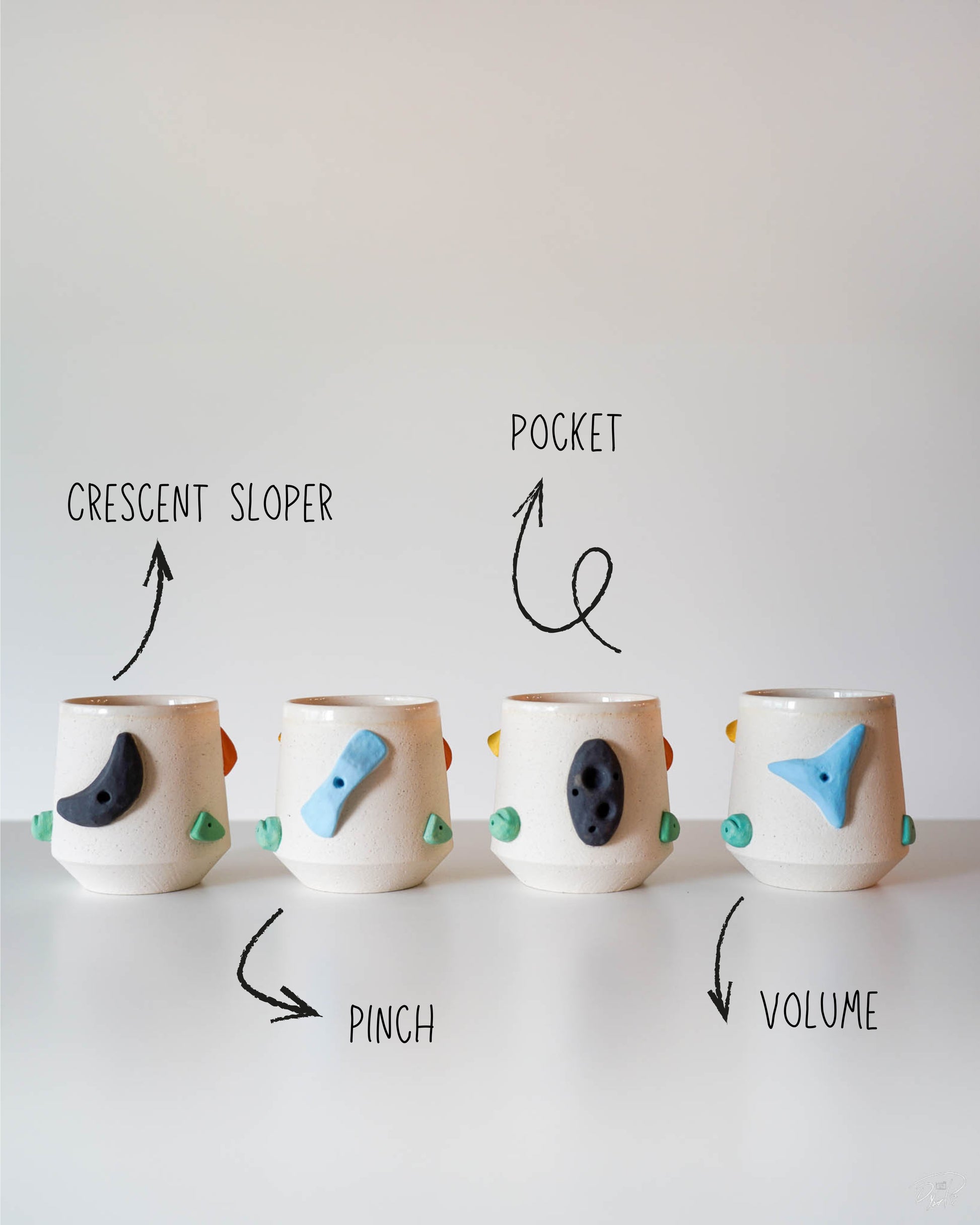 Climbing mug Grip Handle